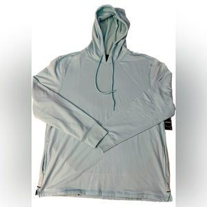Jockey Lightweight Fleece Pullover Hoodie color mint size (XL)